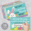 Big Dot of Happiness Hippity Hoppity - Photo Prop Signs - Easter Bunny Pregnancy Announcements - 10 Pieces - 2 of 4