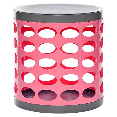 GitaDini Ottoman Storage Stool Gray