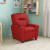 Emma and Oliver Contemporary Kids Recliner with Cup Holder - 2 of 4