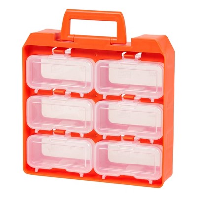  IRIS 6 Compartment Utility Case Orange 
