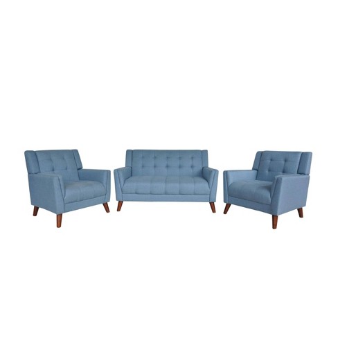 Mid century sofa and deals loveseat set