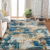 coucheta Washable Area Rug, Multi-size Abstract Soft Non-Shedding Low Pile Rubber Backed Non Slip Carpet, for Living Room, Bedroom, Dining Room - 2 of 4