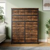 Jojoka Tall Dresser for Bedroom,16 Drawer Dressers & Chests of Drawers, Fabric Storage Drawer, 11.8" D x 39.9" W x 51.2" H - 2 of 4