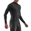 SKINS SERIES-3 MEN'S THERMAL LONG SLEEVE TOP BLACK - 4 of 4