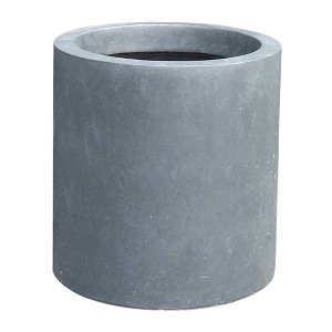 Rosemead Home & Garden, Inc. 16" Wide Kante Lightweight Modern Concrete Indoor Outdoor Planter Pot Charcoal - 1 of 3