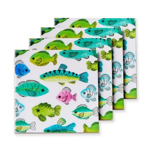 tag Make A Splash Coaster Set of 4 Everyday Bar Coasters Spot or Wipe Clean 4x4 inches Durable and Stylish - 1 of 2