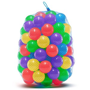 Upper Bounce Crush Proof Soft Plastic Trampoline Pit Balls - Kids Ball Set for Trampolines, Play Room, Tent, Pool Bath - 1 of 4