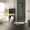 FUFU&GAGA Over-The-Toilet Shelf Bathroom Organizer with Sturdy Iron Frame and Wood Grain Panel - 2 of 4