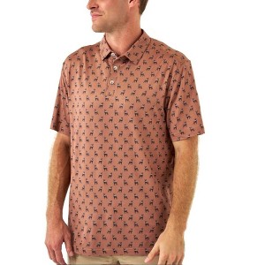 Burlebo Men's Performance Short Sleeve Polo Golf Shirt - 1 of 4