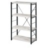 PAGED Rectangular Bookshelf Modern Storage Shelves with X-Shape Cross Bar for Living Room, Study Room - 4 of 4