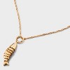 Lucky Fish Pendant Necklace - Universal Thread™ Gold: Lobster Claw Clasp, 3 Inch Extender, 28" Length - 4 of 4