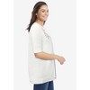 Woman Within Plus Size Perfect Elbow-Length Sleeve Cardigan - 4 of 4