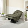 NicBex Chenille Glider Rocking Chair,Upholstered Swivel Recliner Chairs with High Backrest,Adjustable Cozy Rocking Chair,Nursing Chair for Bedroom - 2 of 4
