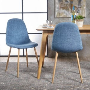 Set of 2 Raina Mid-Century Dining Chair - Christopher Knight Home - 1 of 4