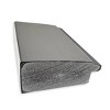 30" x 30" Non-Beveled Vista Brushed Nickel Bathroom Wall Mirror - Amanti Art: Modern Square Polystyrene Frame, Wall Mounted - 2 of 4