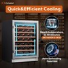 Ca'Lefort 24 inch Single Zone Wine Cooler with Panel Ready Door - 4 of 4