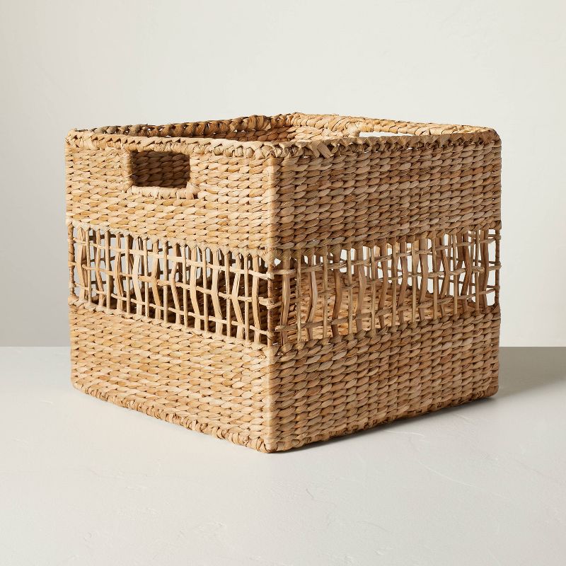 Natural Woven Storage Basket - Hearth & Hand™ with Magnolia, 1 of 6