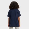 Girls' Yale University Oversized Short Sleeve Graphic T-Shirt - Blue - 3 of 4