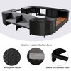 YOOCOZZ Quadrilateral Rattan Sectional Sofa Set with Mini Sofa and Storage - 4 of 4