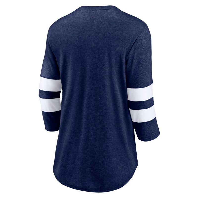 MLS Sporting Kansas City Women&#39;s 3/4 Sleeve Triblend Goal Oriented T-Shirt, 3 of 4