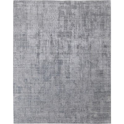 Eastfield Modern Abstract Blue/Silver Area Rug