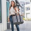 CleverMade Collapsible 30L Tote LUXE Heather Gray/Black - 2 of 4