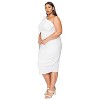 L I V D Women's Spade One Shoulder Cape Dress - 2 of 3