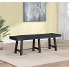Coaster Home Furnishings Newport Trestle Dining Bench Black - 4 of 4
