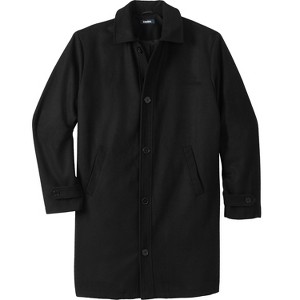 KingSize Men's Big & Tall Tall Wool Dress Coat - 1 of 4