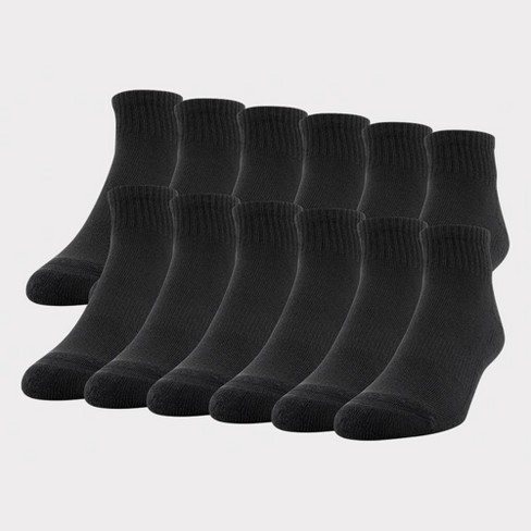 Gildan Men's Quarter Socks 12pk - image 1 of 4