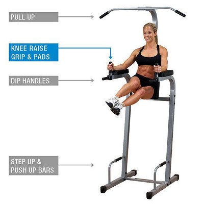 Body-Solid Powerline Vertical Knee Raise with Pull Up