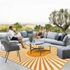 Lahome Sunshine Outdoor Durable PP Area Rug-Weather-Resistant Carpet for Patio, Deck, or Garden - 4 of 4