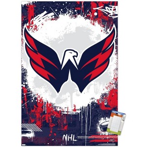 Trends International NHL Washington Capitals - Maximalist Logo 23 Unframed Wall Poster Prints - 1 of 4