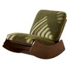 Grungis Corduroy Upholstered Accent Chair,35.4"W Modern Comfortable Rocking Chairs with Solid Wood Frame,Arm chair for Bedroom,Reading Room - 2 of 4