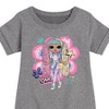 Girls' - LOL Surprise! - Candylicious Original Graphic Short Sleeve Fleece Dress - 2 of 4