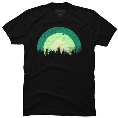 Men's Design By Humans Evergreen Forest By sustici T-Shirt