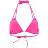 VENUS Womens Superrib Triangle Top  -  XL, Hot Pink - 3 of 3