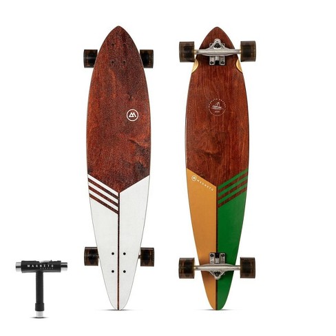 Demonstreer labyrint Grootte Magneto Boards 40" Pintail Longboard Skateboard - Classic : Target