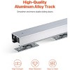 VEVOR Sliding Pocket Door Hardware Track Kit, 5.73 ft Heavy Duty Pocket Door Hardware Kit,for 24"-36" Wide Single Door,Black&Silver - 4 of 4
