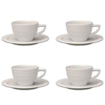 Lal Elegance Coronet Patterned Coffee Cup Set for 6 People Gold 118 ml (4 oz)