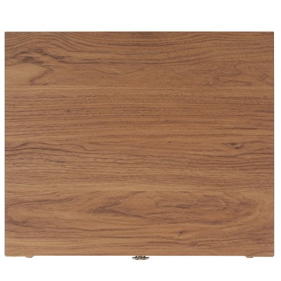 Galio Oak and Gold 2 Drawer Nightstand