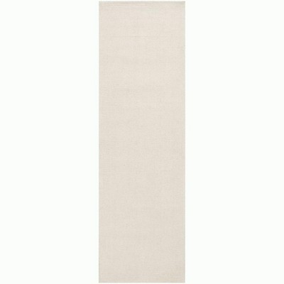 Mark & Day Rennes 2'6"x8' Runner Loomed Indoor Area Rugs Cream: Modern Wool, Stain-Resistant, Pet Friendly, Handmade
