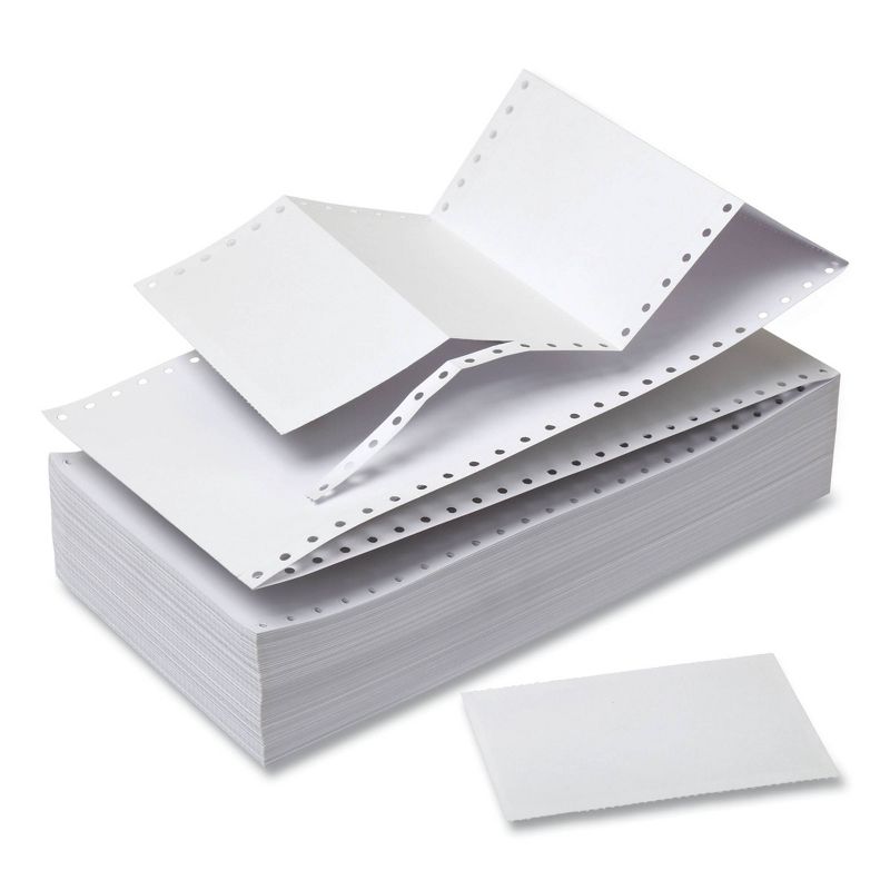 3&#34;x5&#34; Continuous Unruled Index Cards 4,000/Carton White - Universal, 1 of 5