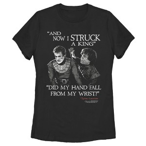 Women's Game of Thrones Tyrion Strikes A King T-Shirt - 1 of 3