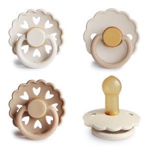 FRIGG Natural Rubber Pacifier 4-Pack - 1 of 4