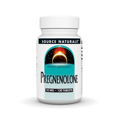 Pregnenolone 10mg by Source Naturals, Inc.  -  120 Tablet