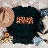 Simply Sage Market Women's Graphic Sweatshirt Hello Pumpkin Flowers - 3 of 4