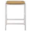 Coaster Set of 2 Hollis Farmhouse Wood Backless Counter Height Barstools Brown/White - 4 of 4