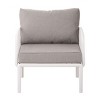 Modern Outdoor Plastic Lounge Chair with Weather Resistant Frame & Thick Cushions, Patio Deep Seating-3irtyhousy - 3 of 4