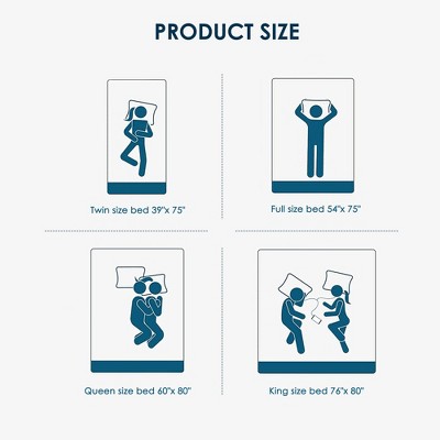 CSBDHome 10 Inch Hybrid Queen in a Box with Gel Memory Foam, Strong Edge Support